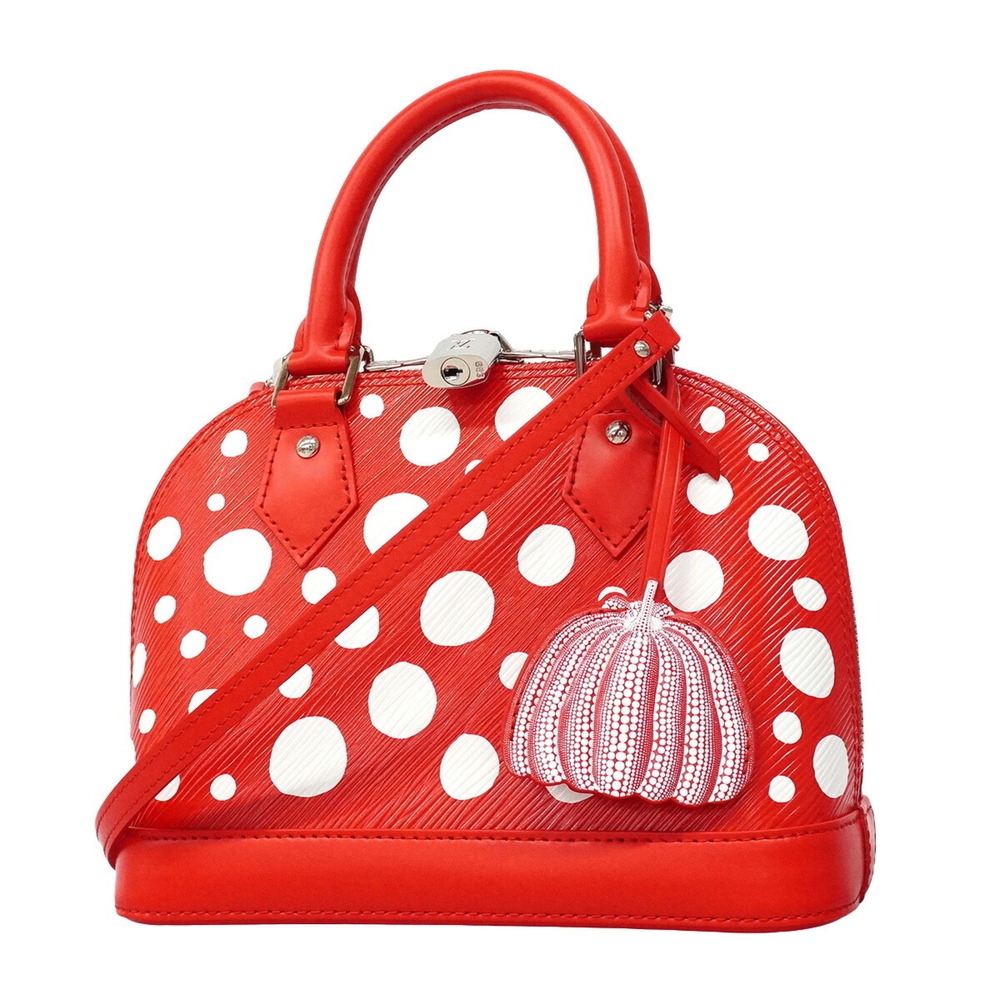 Louis Vuitton Alma BB handbag, featuring Yayoi Kusama's Infinity Dot design, ...